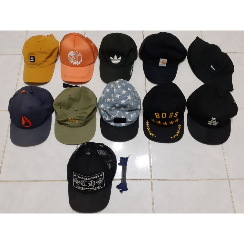 Borongan Topi Second