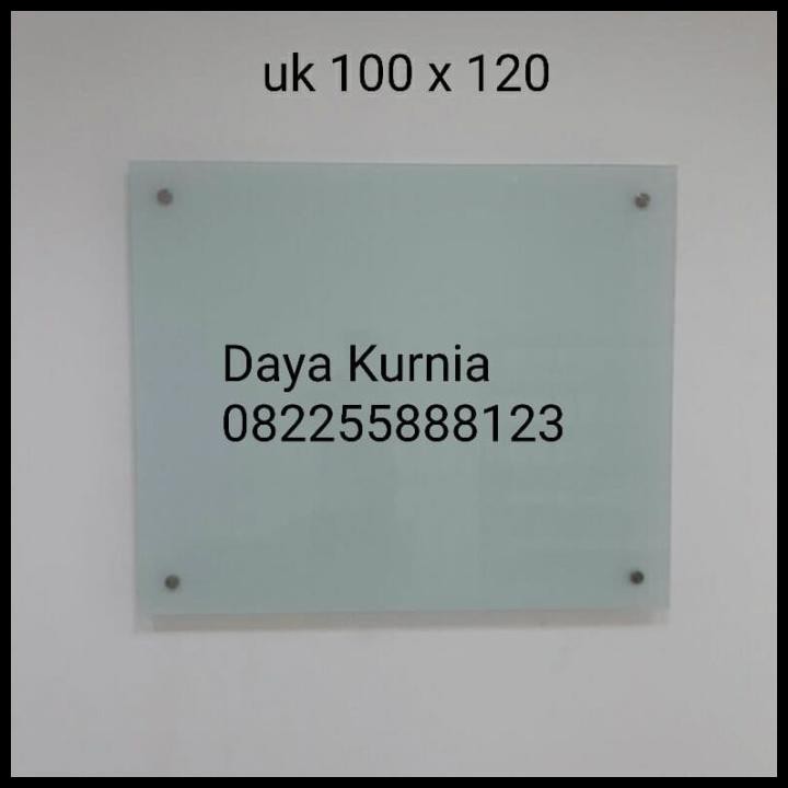 

Papan Tulis Kaca White Board 100 X 120 - Non Magnetik