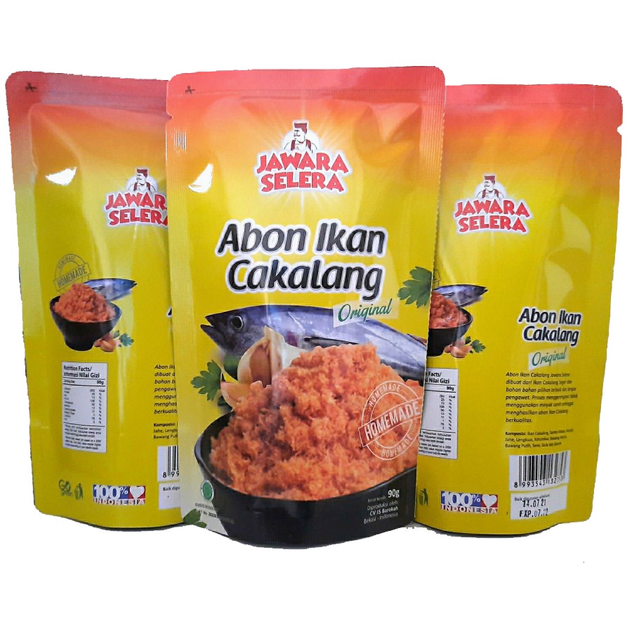 Abon Ikan Cakalang JS Jawara Selera - 90gram Varian Original