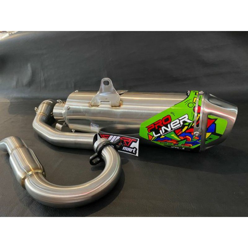 KNALPOT PROLINER XR1 XR 1 CRF150 KLX150 WR155 BORE UP ORIGINAL