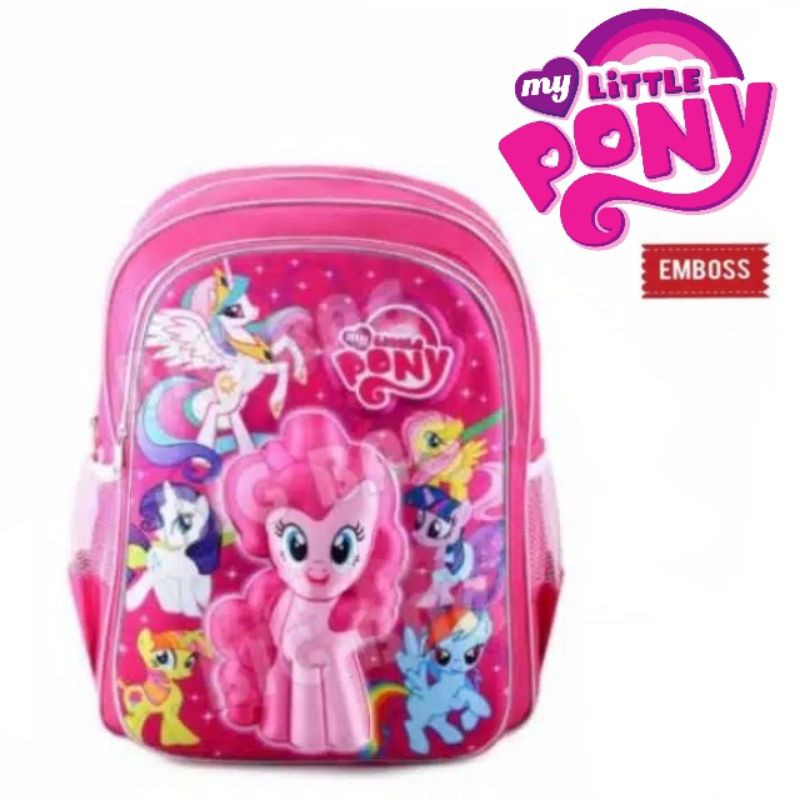 tas anak perempuan/tas ransel/tas karakter timbul/tas murah/tas kuda pony