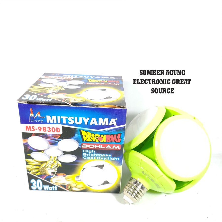 Mitsuyama MS9830D Lampu Bohlam Dragon Ball Bola 30W 30 Watt LED Unik