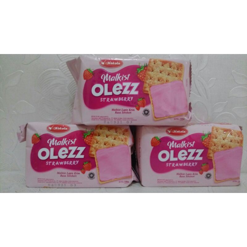 

OLEZZ KOKOLA MALKIST STRAWBERRY 100 GRAM / KOKOLA / MALKIST STRAWBERRY / TERBARU