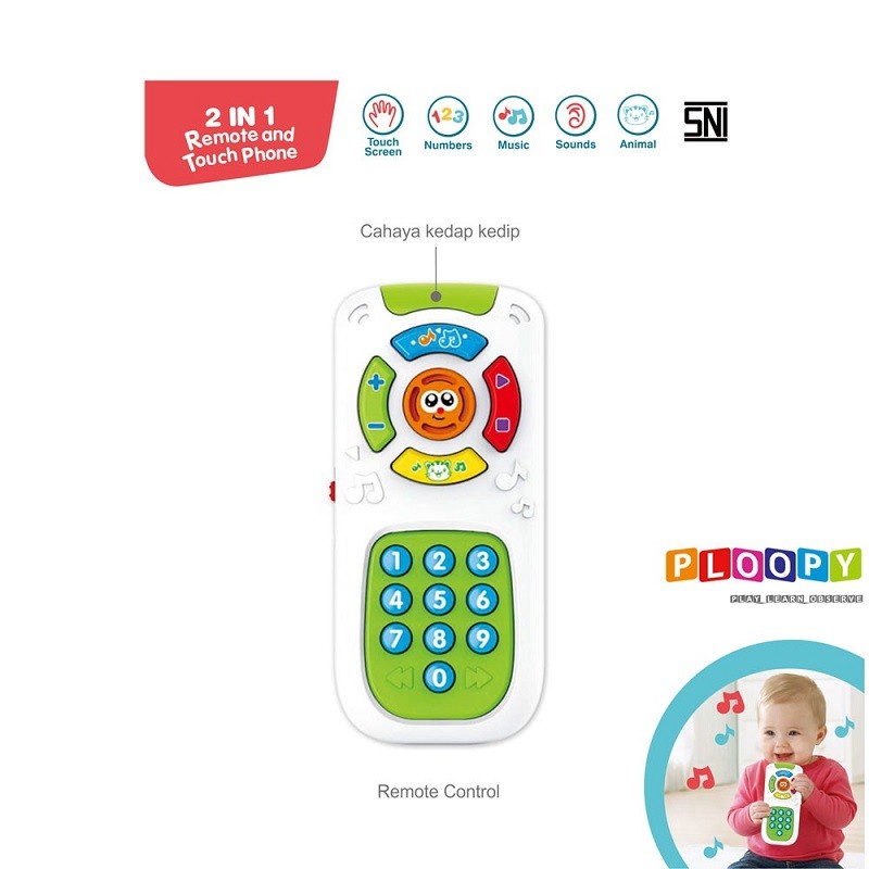 Ploopy 2 in 1 Remote and Touch Phone