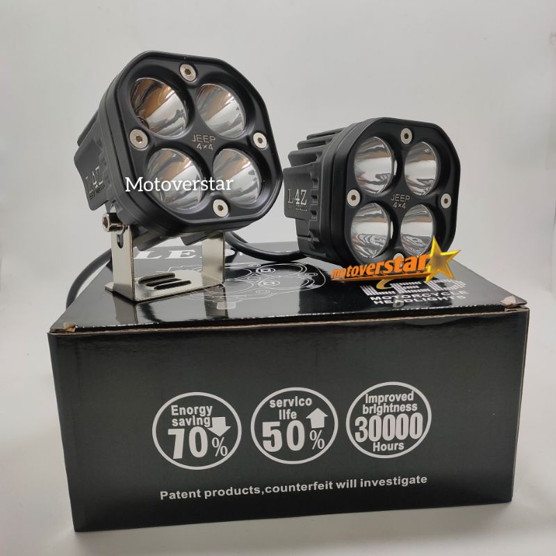 Lampu Tembak MB4 | Foglamp L4Z 60watt cree cwl 4 mata led JEEP 4x4