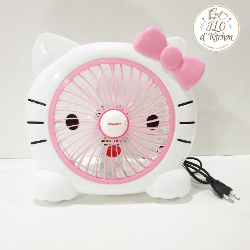 Kipas Angin Okayama OK-820 Hello Kitty 10inch