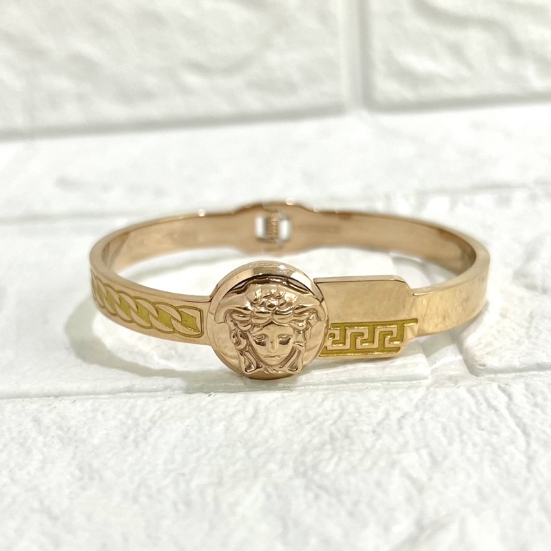 Gelang bangle VSC titanium kualitas import korea anti karat
