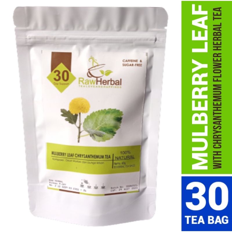 Mulberry Chrysanthemum Tea : Mulberry Leaf Chrysanthemum Flower Isi 30 Tea Bag