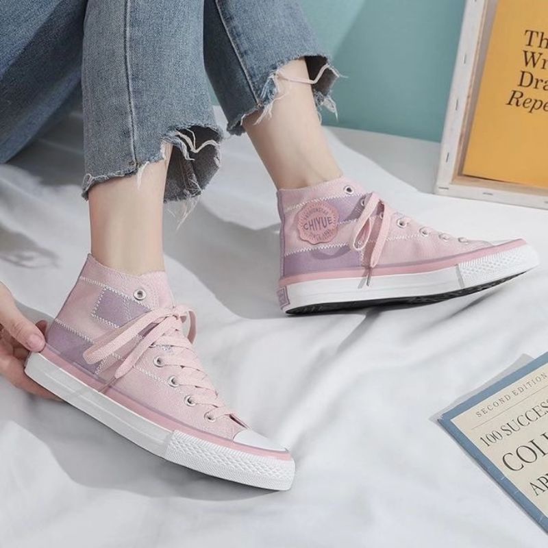 SEPATU SNEAKERS KANVAS WANITA KOREA IMPORT 100%