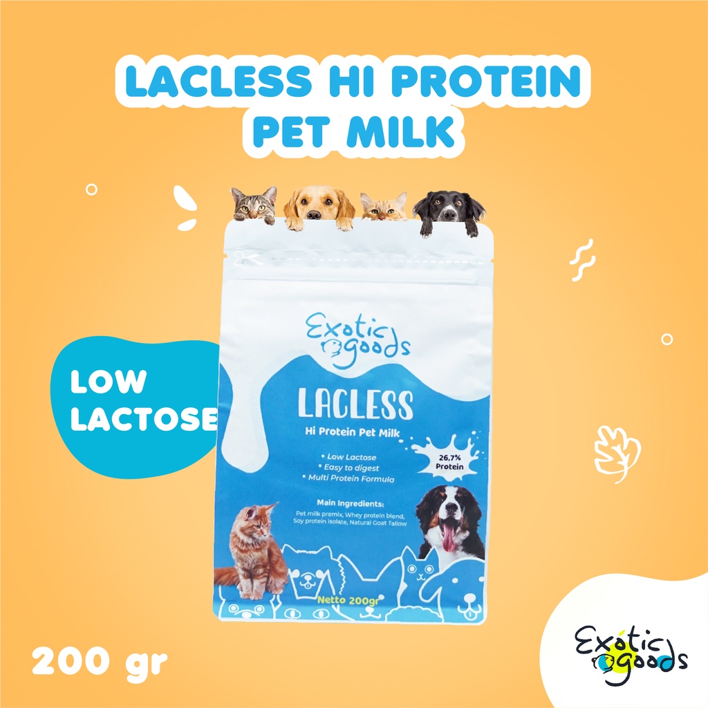 EXOTICGOODS LACLESS PET MILK SUSU ANJING KUCING SUSU TINGGI PROTEIN ANJING KUCING MEAL REPLACEMENT DOG CAT MILK