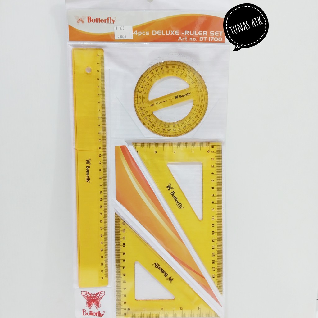 

BUTTERFLY DELUXE RULER SET BT 1700