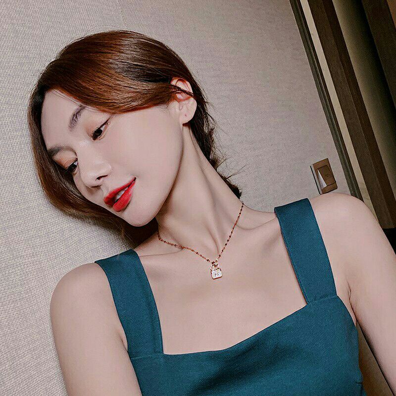 GG Kalung Kekinian Liontin Tas H Titanium#KL-212