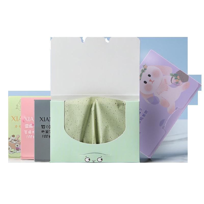 Pretty TISSUE WAJAH PENYERAP MINYAK / OIL CONTROL PAPER ISI 100 LEMBAR/TISSUE PEMBERSIH WAJAH