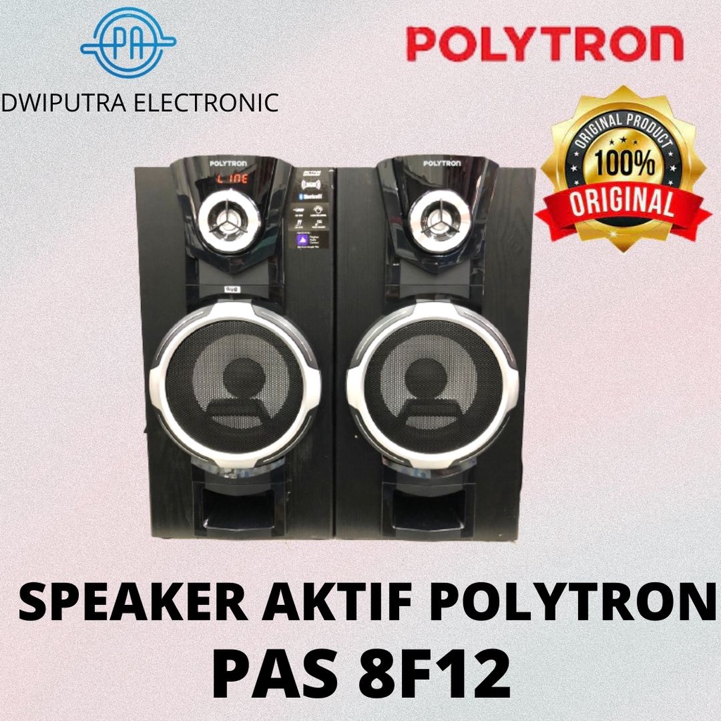 Speaker Aktif Polytron PAS-8F12 / PAS8F12 SPEAKER BLUETOOTH