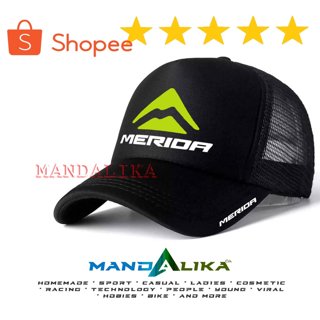 TOPI JARING TRUCKER SEPEDA MERIDA CUSTOM