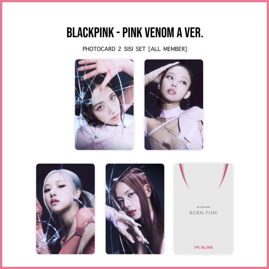 [SET] Photocard Blackpink Pink Venom