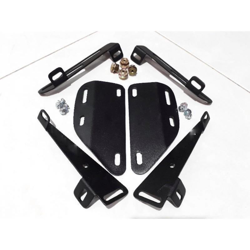 Breket Serpo Nmax New 2020 - 2021 dan Nmax Old Tahun 2015 - 2019 Paket Bracket set for spion R25 Zx10r r15 zx 10r zx10 r Baut Anti Jebol Set