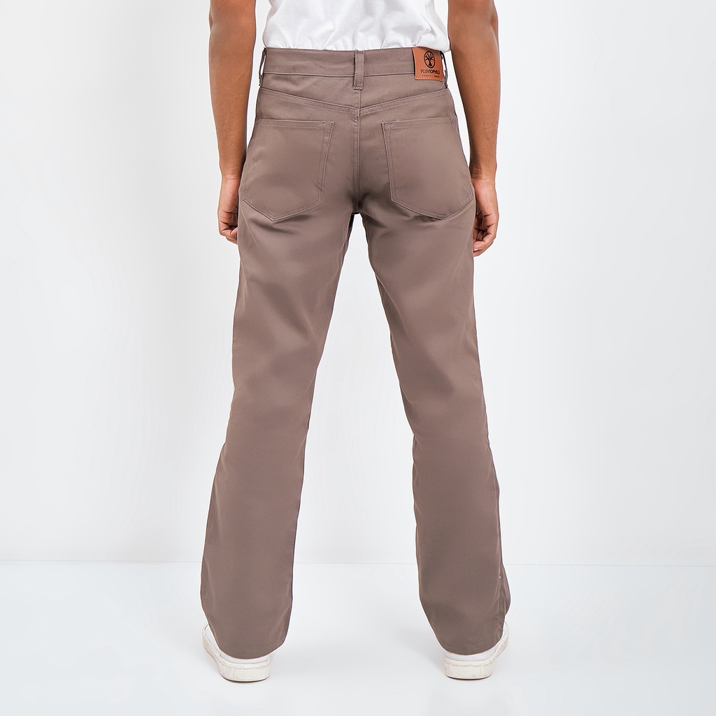 Pluviophile - Chino Basic Reguler celana chino standar - Light Grey