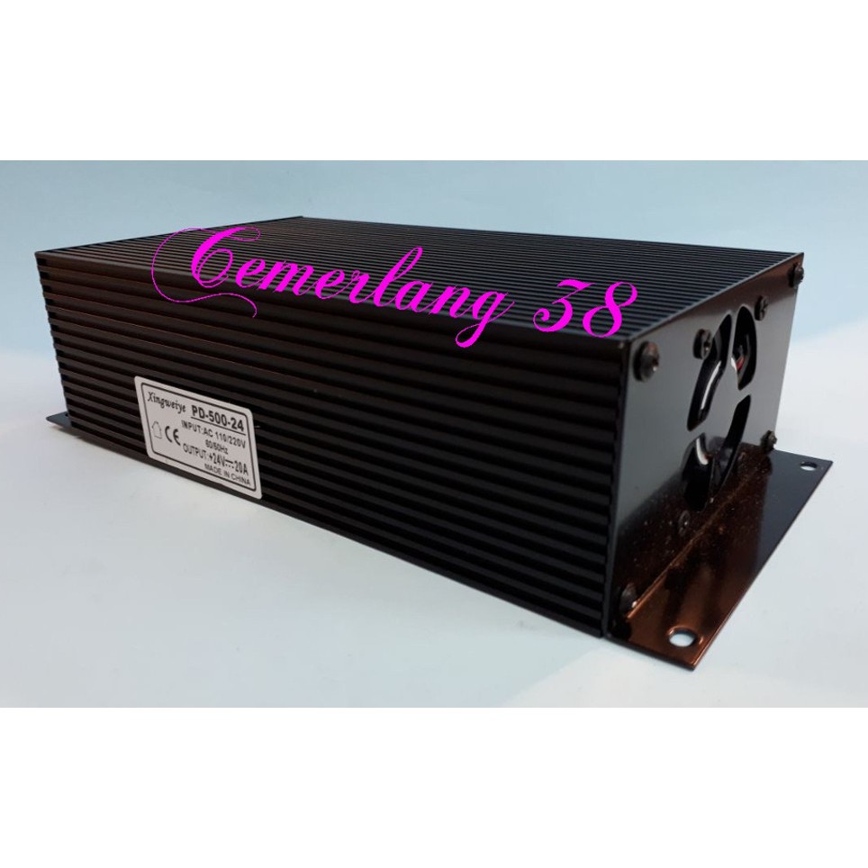 Switching Power Supply 24V 20A HITAM