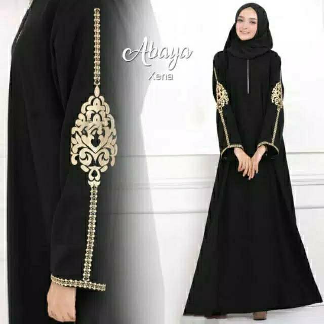 GALLERY ABAYA HITAM ABAYA BORDIR GAMIS XENA BUSUI
