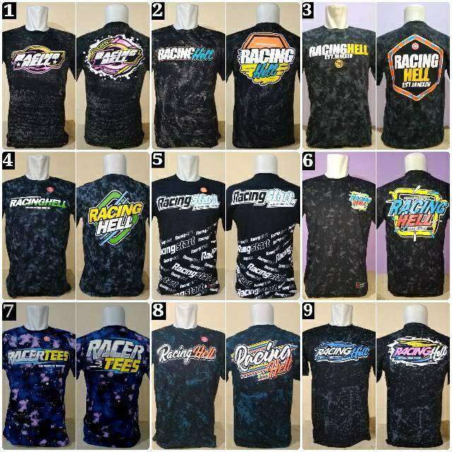 OBRAL KAOS TSHIRT RACING HELL BALAP MURAH