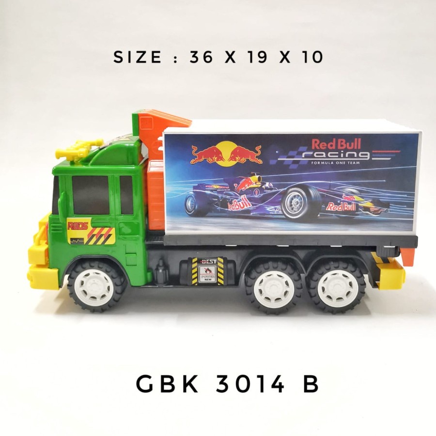MAINAN TRUK PETI KEMAS KONTAINER - MAINAN TRUCK CONTAINER GBK 3014B