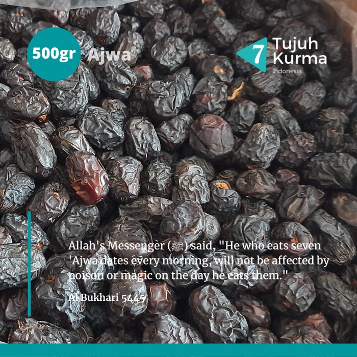 

Kurma Ajwa 500gr Ajwa Madinah Premium