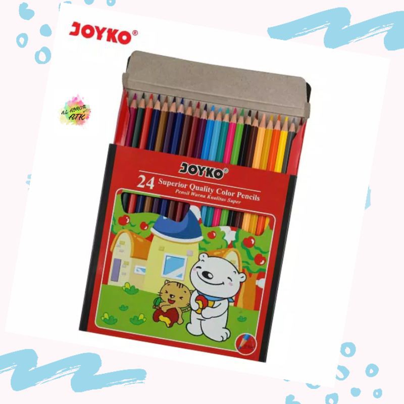 

PENSIL WARNA JOYKO SUPERIOR QUALITY COLOR PENCILS 24 WARNA