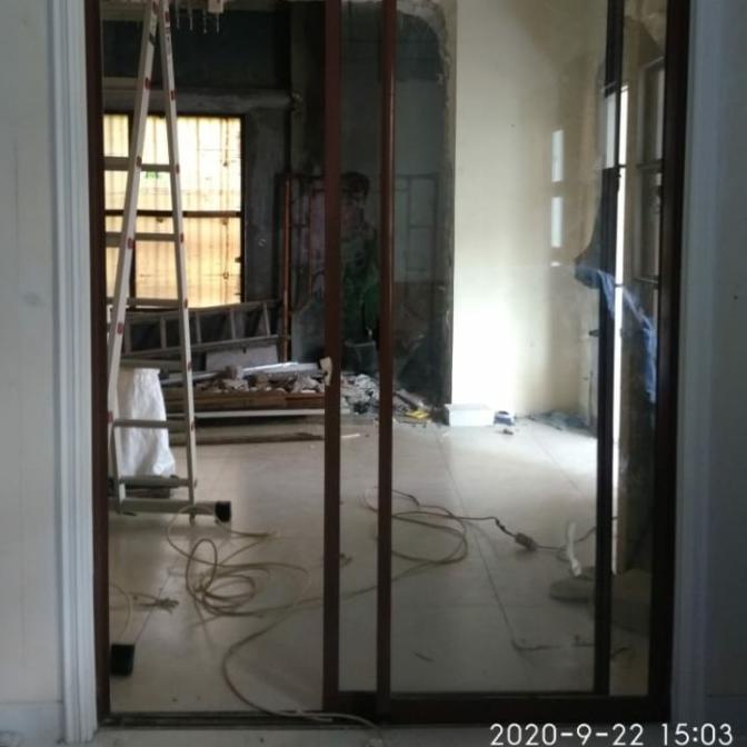 Pintu Alumunium Sliding Kaca Polos