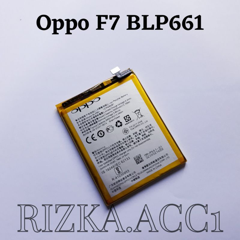 Baterai Batre Hp Oppo F7 BLP661 BLP-661 Original Battery Batere Hp