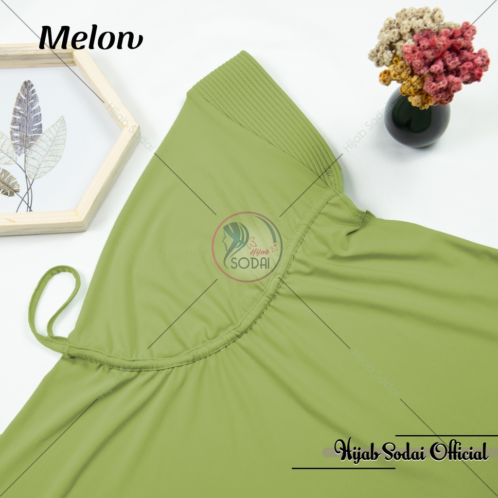 KHIMAR SERUT JOKOWI M | BERGO ADIBA UKURAN M-Melon