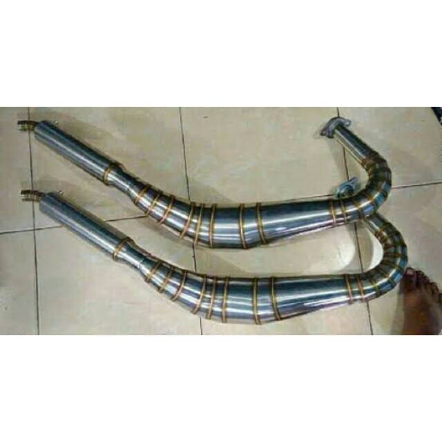 KENALPOT RACING RX KING KOBRA KOLONG FULL STENLIS
