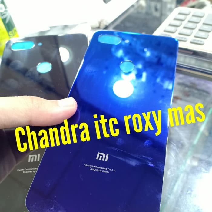 Back cover casing backdoor xiaomi mi8 lite original mi 8 lite