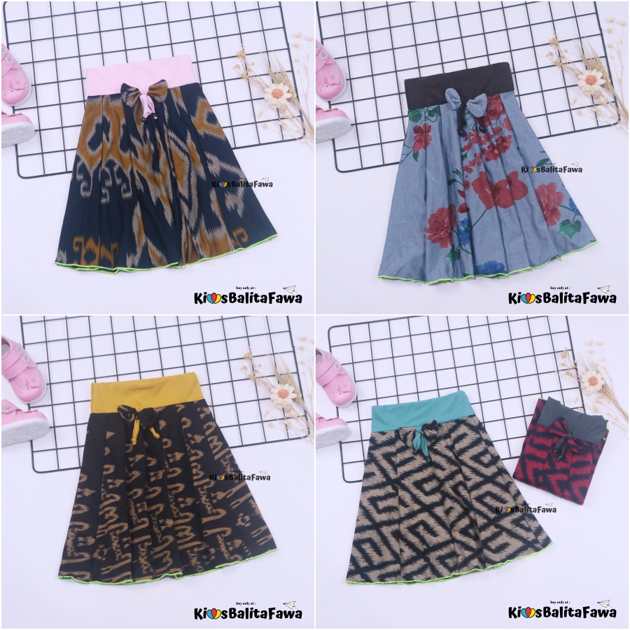 [MOTIF] Rok Pita Bianca uk. 4-5 Tahun / Skirt Pendek Anak Perempuan Lucu Grosir Kids Girl Rempel