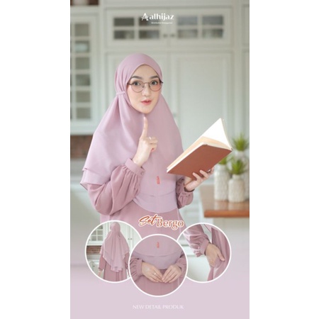 LIYANA DRESS BY ALHIJAZ (SET BERGO)