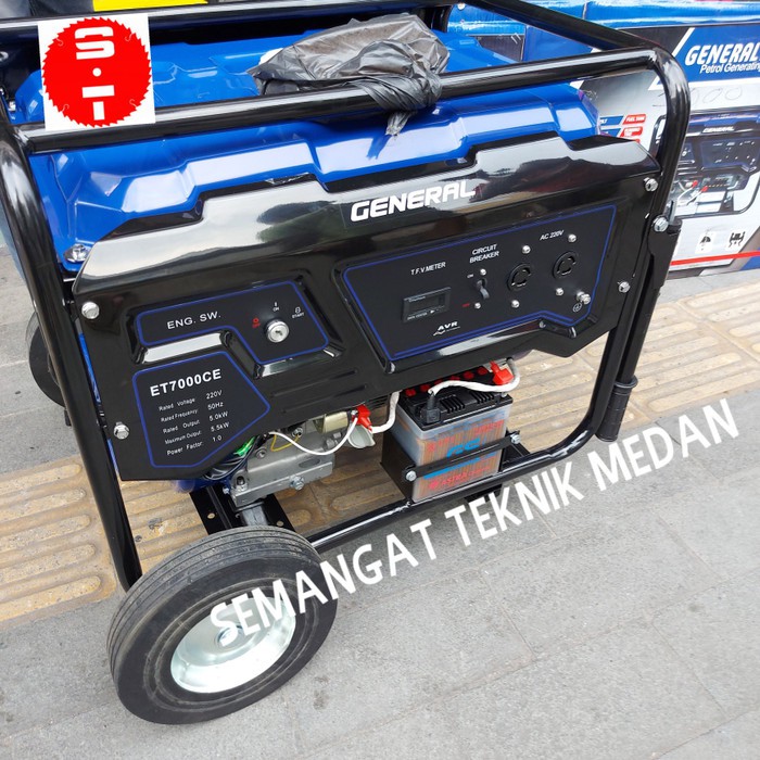 ET7000GE GENSET GENERATOR LISTRIK TEMBAGA BENSIN 5500 WATT GENERAL