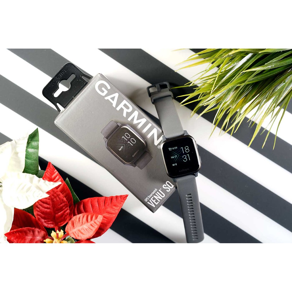 Garmin Venu SQ MUSIC Square GPS Smartwatch Garansi Resmi TAM 2 Tahun