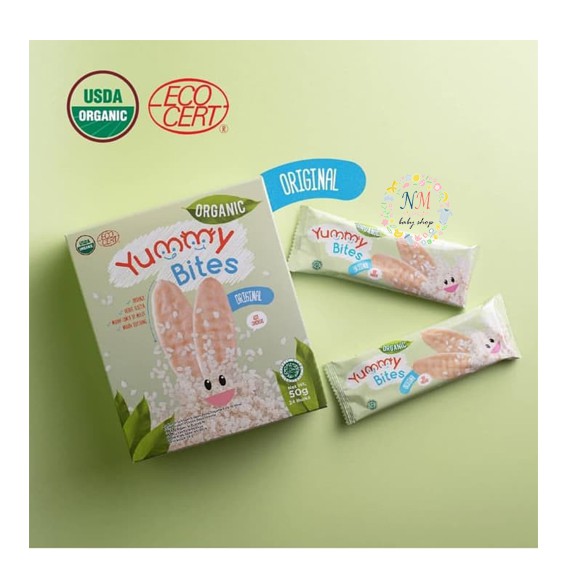 YUMMY BITES RICE CRACKERS 50GR