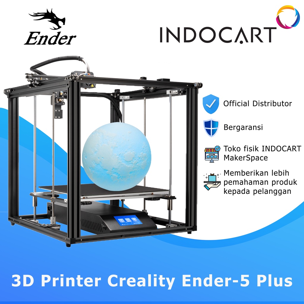 3D Printer Creality Ender 5 Plus Versi Terbaru Garansi Resmi