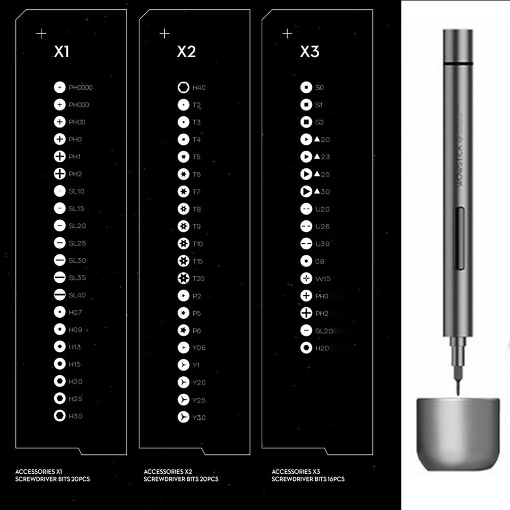 WOWSTICK 1F Plus 69 in 1 - Obeng Elektrik Portabel Multifungsi