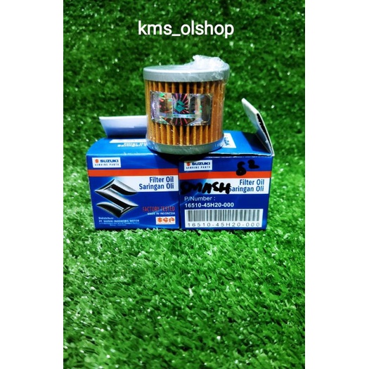 Filter Oil / Saringan Oli Suzuki Smash, Satria FU 150, Satria FU FI, GSX, Thunder Asli 16510-45H20-000 (45H10)