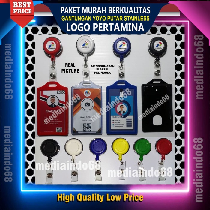 

Hemat Yoyo Gantungan Id Card- Nametag Logo Pertamina Paket Murah Promo