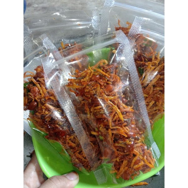 

Orek Ubi jalar+kacang tanah+teri