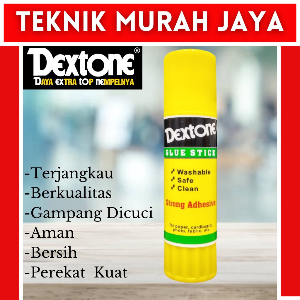 

DEXTONE GLUE STICK 15 GRAM LEM KERTAS 15 GR STIK SEDANG LEM PUTAR Termurah Paling Murah Promo Diskon TEKNIKMURAHJAYA TEKNIK MURAH JAYA SEMARANG