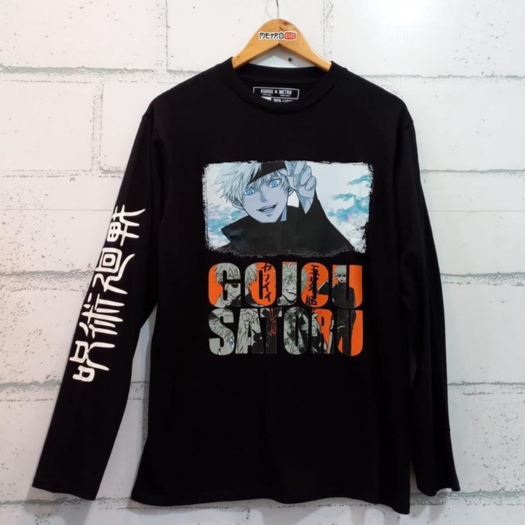 Longsleeve Anime Jujutsu Kaisen Gojo Satoru – Baju Lengan Panjang Unisex Keren