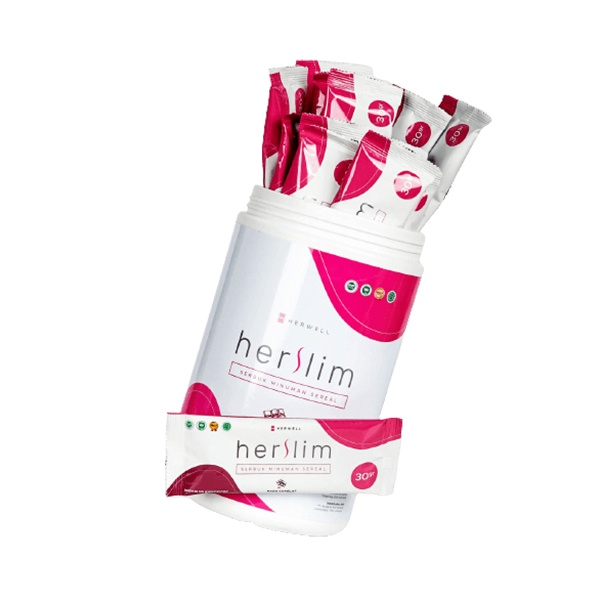 Herwell Herslim 1 Sachet Her Slim Meal Replacement Nutrisi Untuk Diet