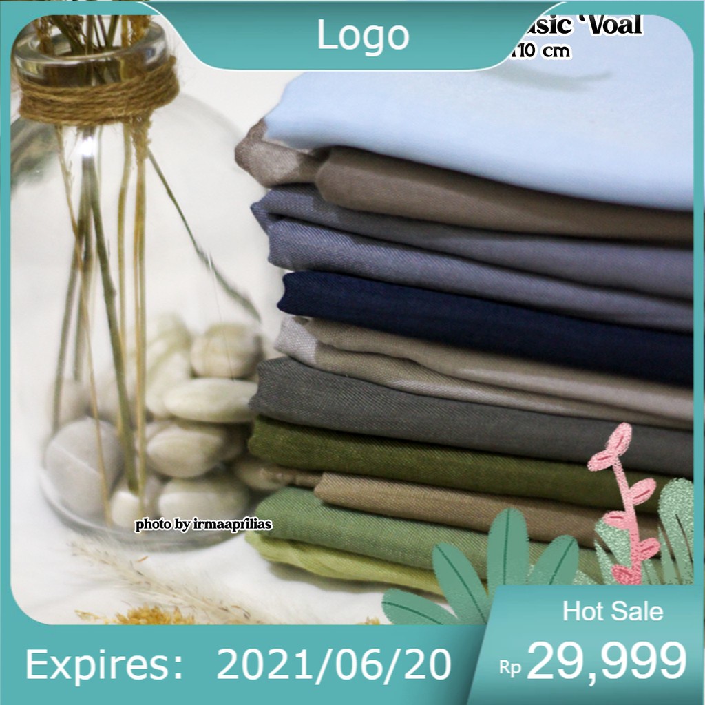 grosir murah meriah/oppung store/ Hijab Basic Voal Umama Jilbab Segi Empat Polos Umama Kerudung Polo