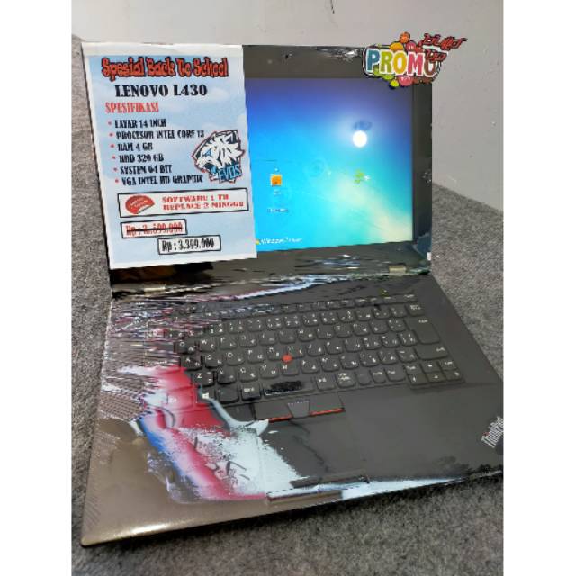 LENOVO L430/ Core i3 /Ram 4,hdd 320gb /build up