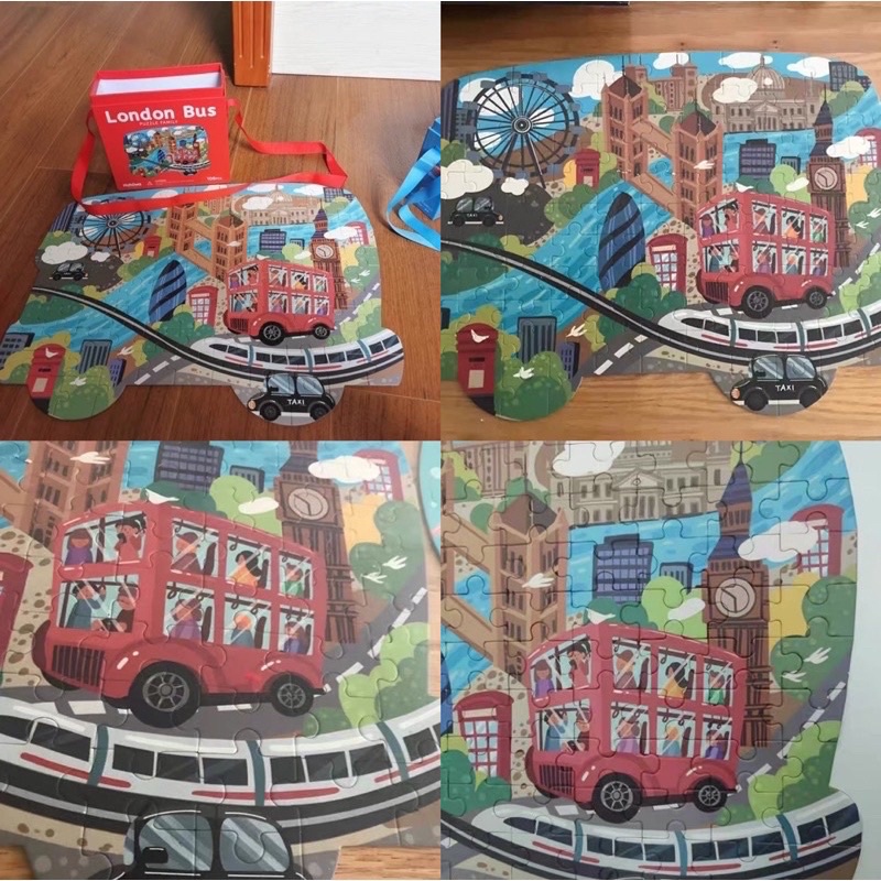 hawowa big shape puzzle with gift box jingsaw puzzle besar