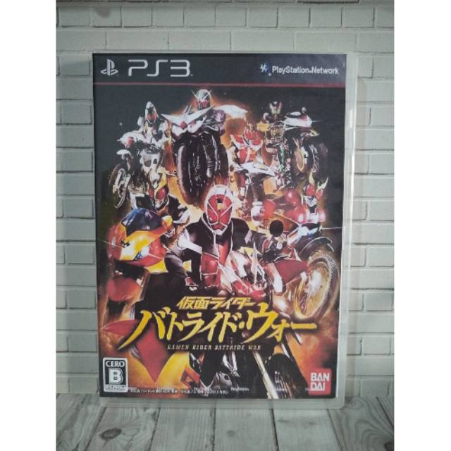 BD CD KASET ORIGINAL PS3 KAMEN RIDER BATTERIDE WAR 1 BAHASA JEPANG